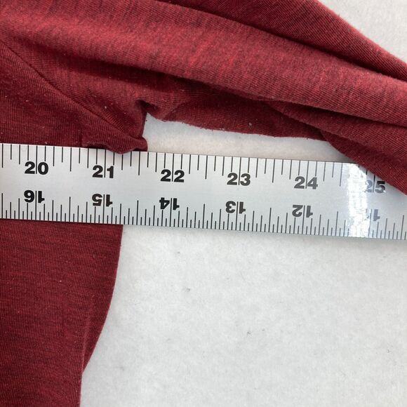 Duluth NoGa Hoodie Sweatshirt Women's Large‎ Red Wool Blend Lightweight Stretch - Picture 7 of 11